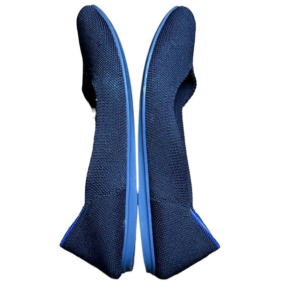 Rothy’s The Flat Rounded Toe Ballet Flat in Navy Blue Size 7 - Picture 3 of 9